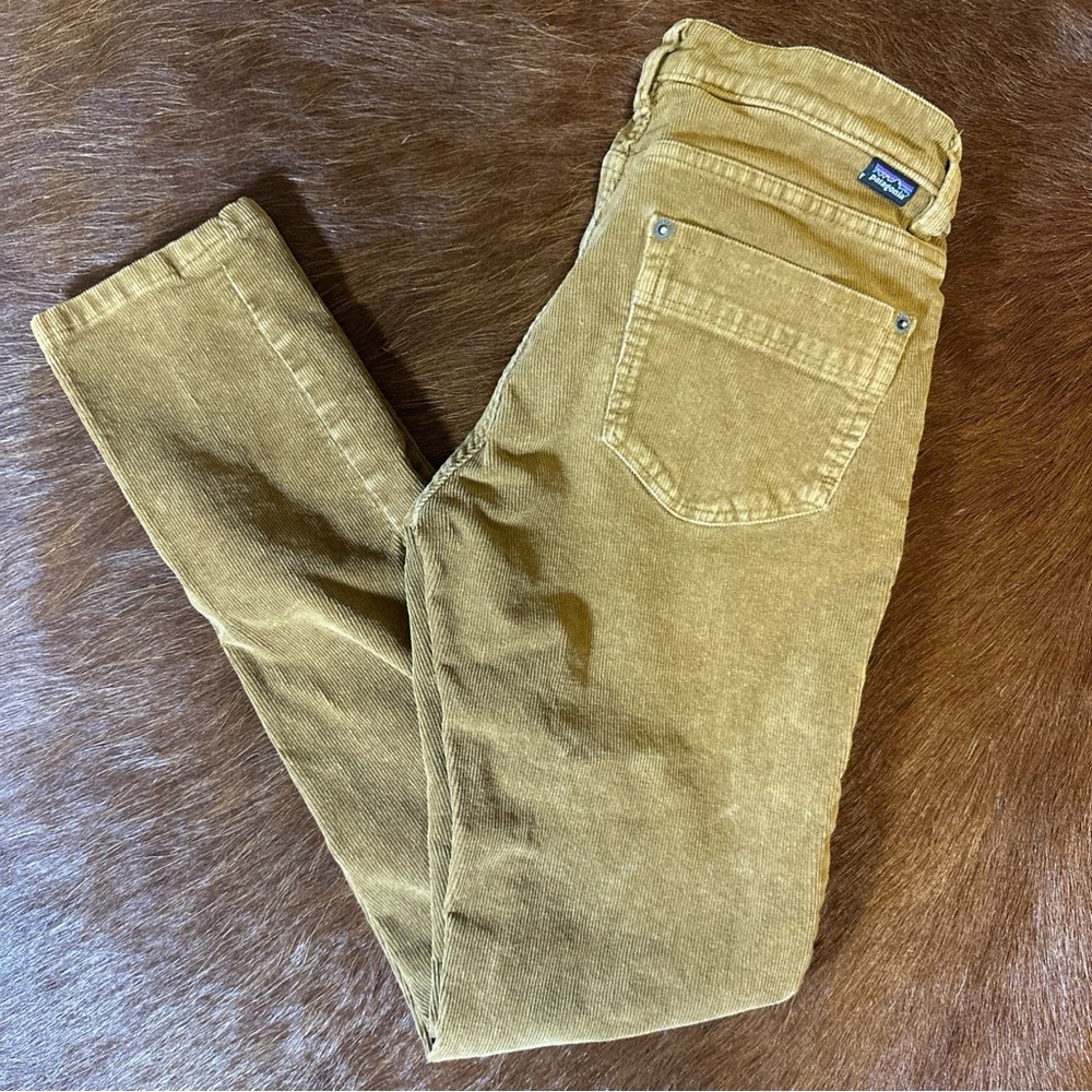 Patagonia Women's Corduroy Tan Skinny Pants